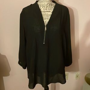 Jacquelyn smith xxl black 3/4 length sleeve top brand Brand new tags on it